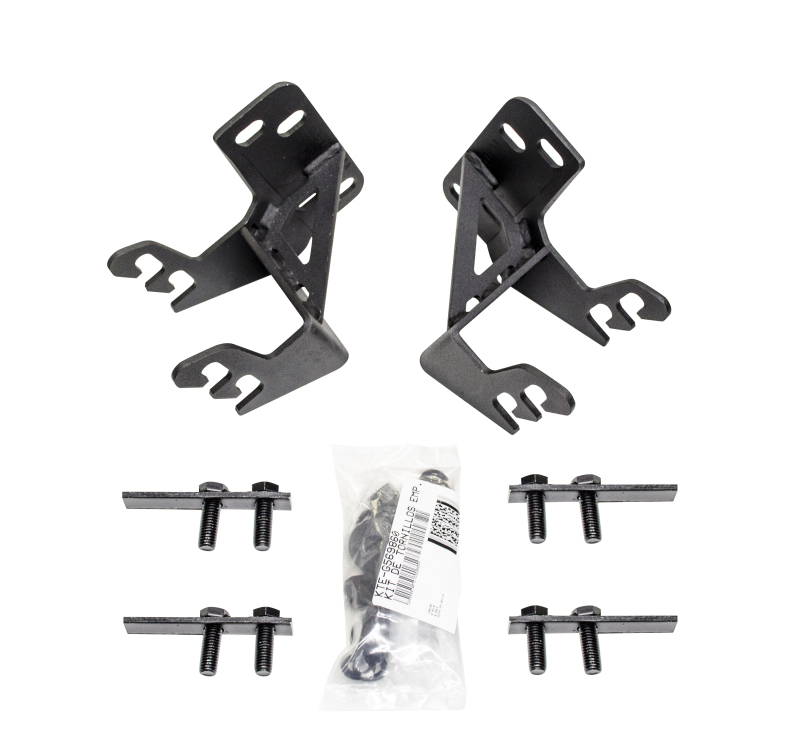 Ford F-250 Super Duty Brackets - Go Rhino - RC3 LR and RC4 LR - Textured Black - `11-`16